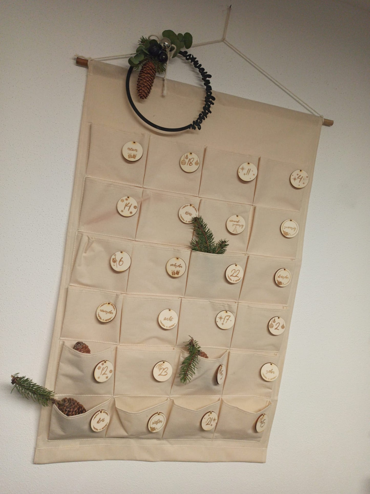 Adventskalenderzahlen