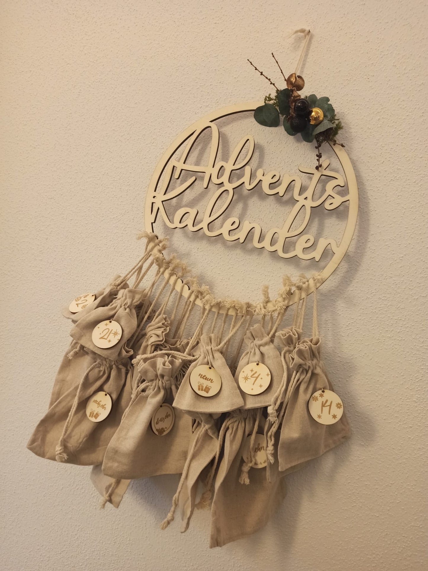 Adventskalenderzahlen