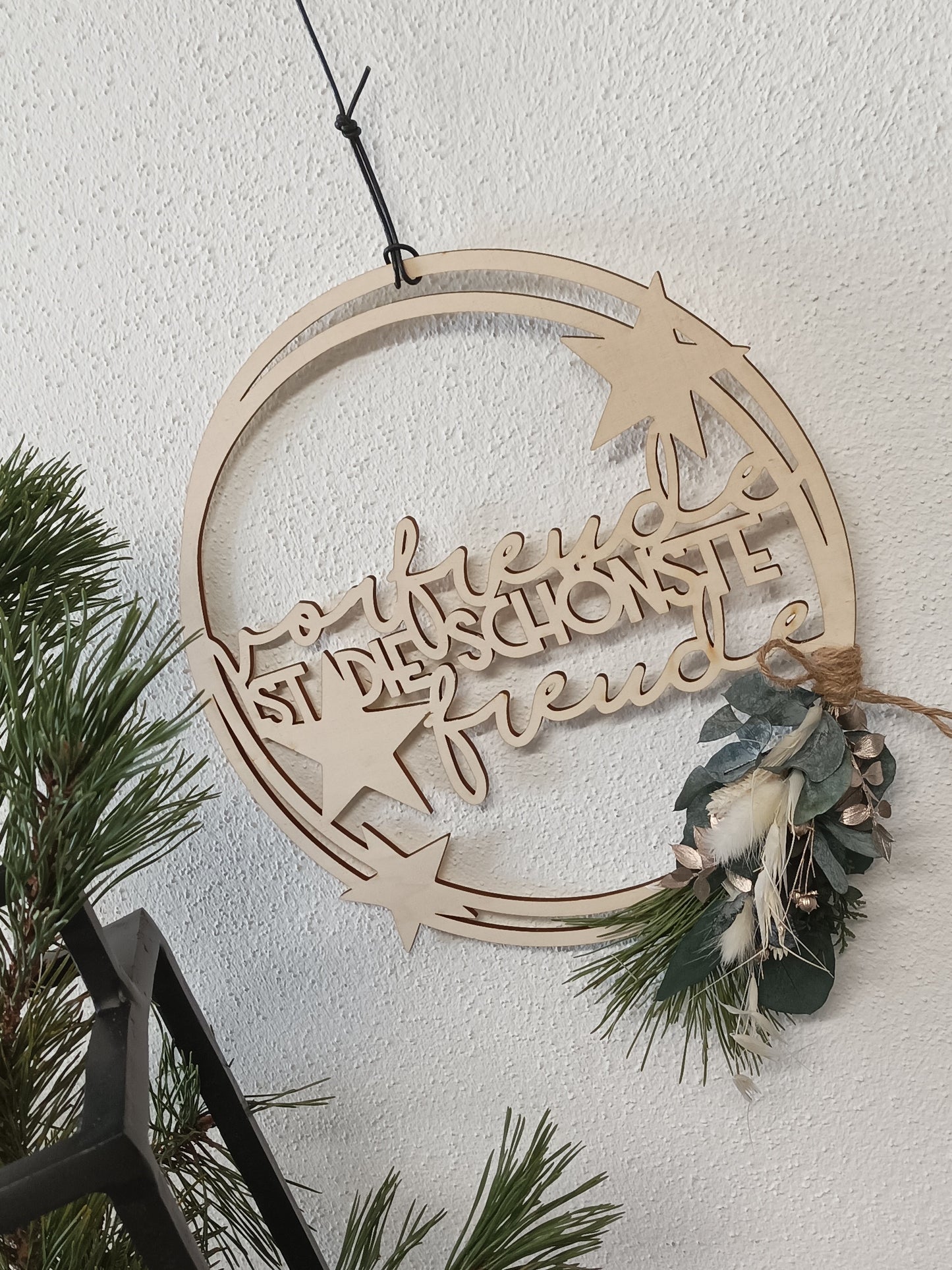 Floralhoop Türkranz - Vorfreude ist die schönste Freude