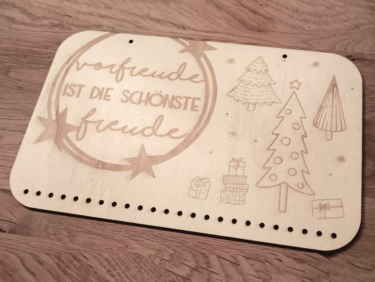 Adventskalender - Vorfreude ist die schönste Freude