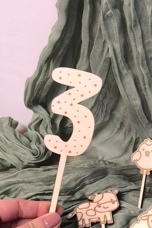 Caketopper Geburtstag - Alter