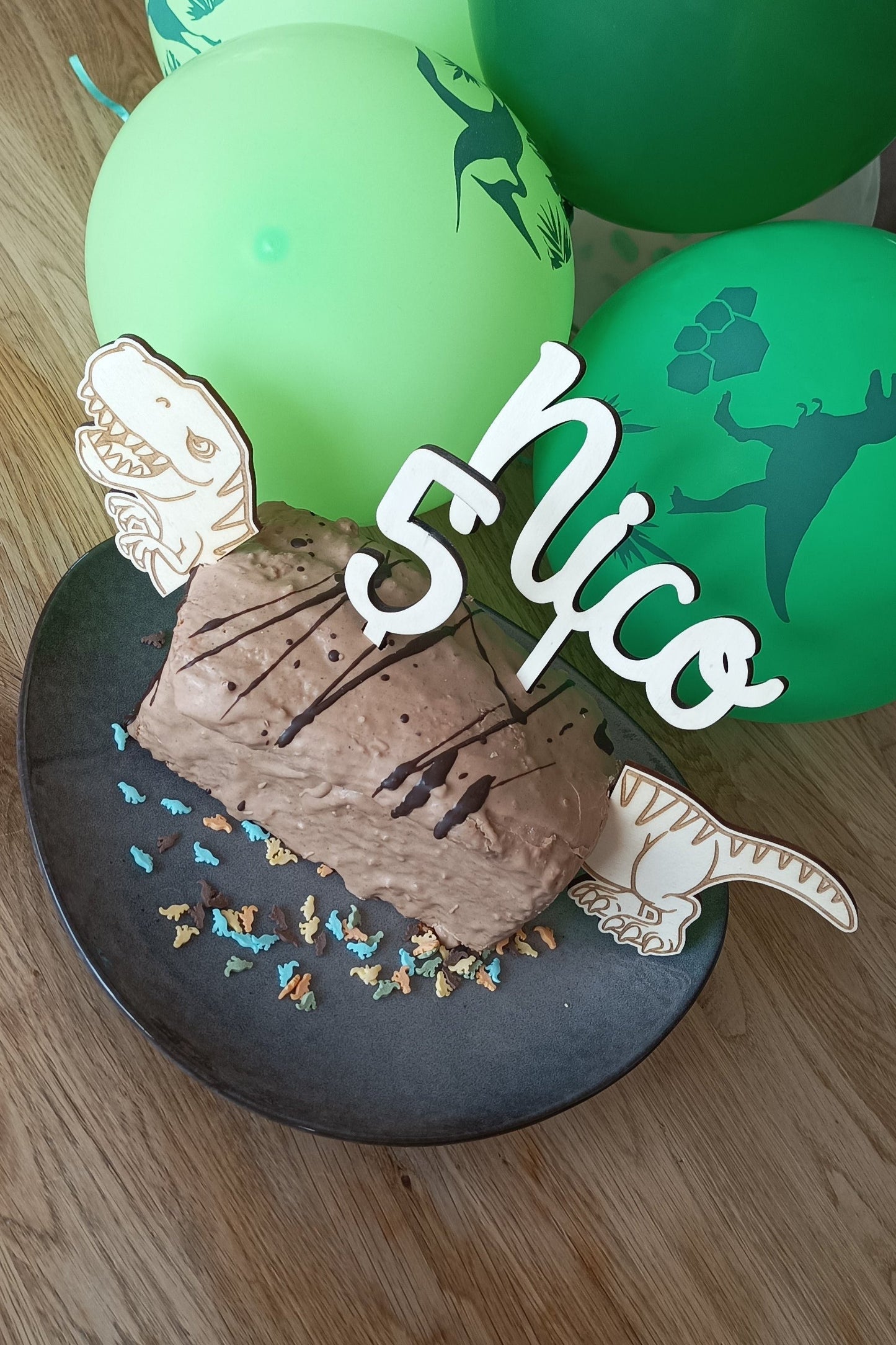 Caketopper Geburtstag - Dino | T-Rex 2tlg