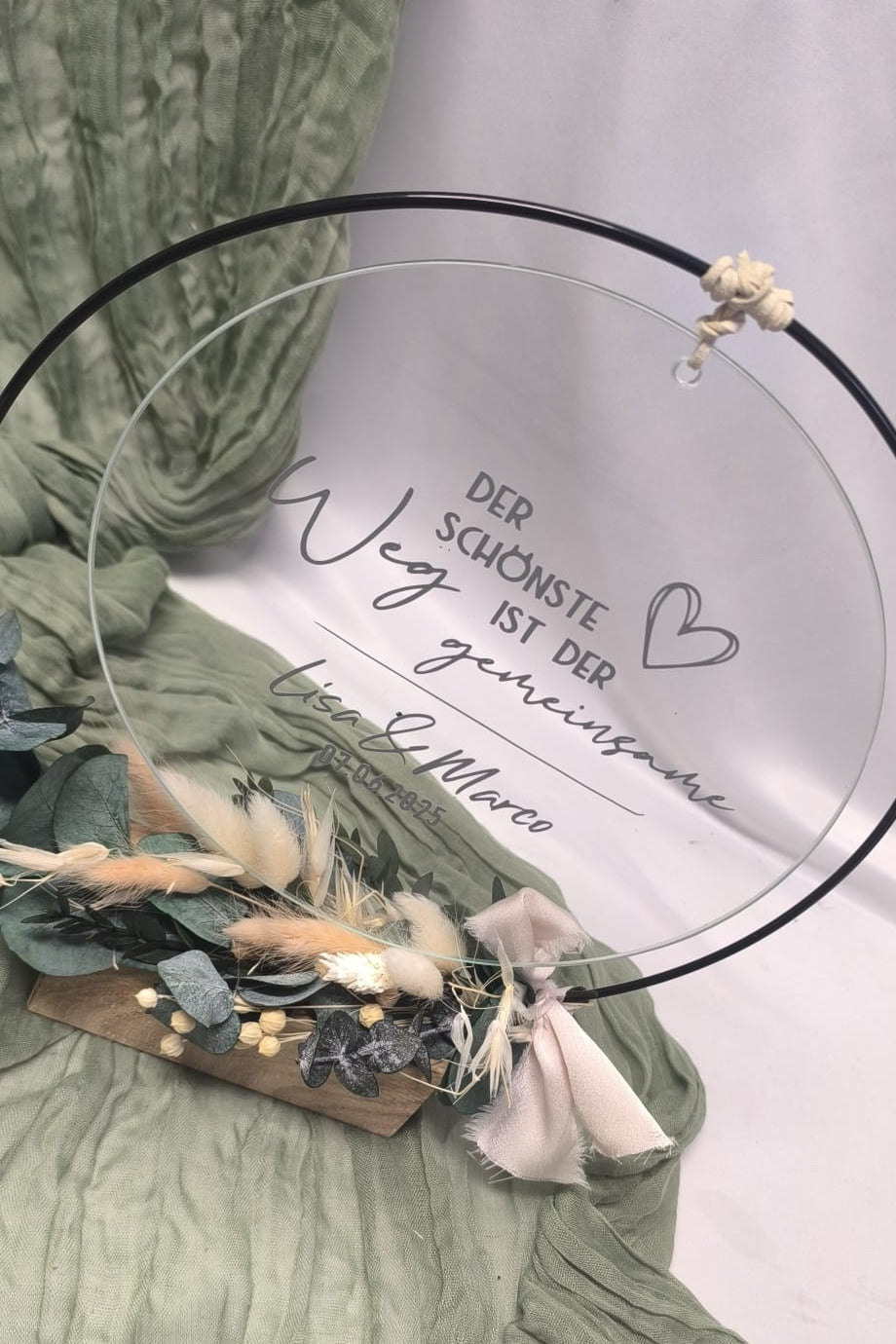 Glasscheibe - Der schönste Weg ist der gemeinsame