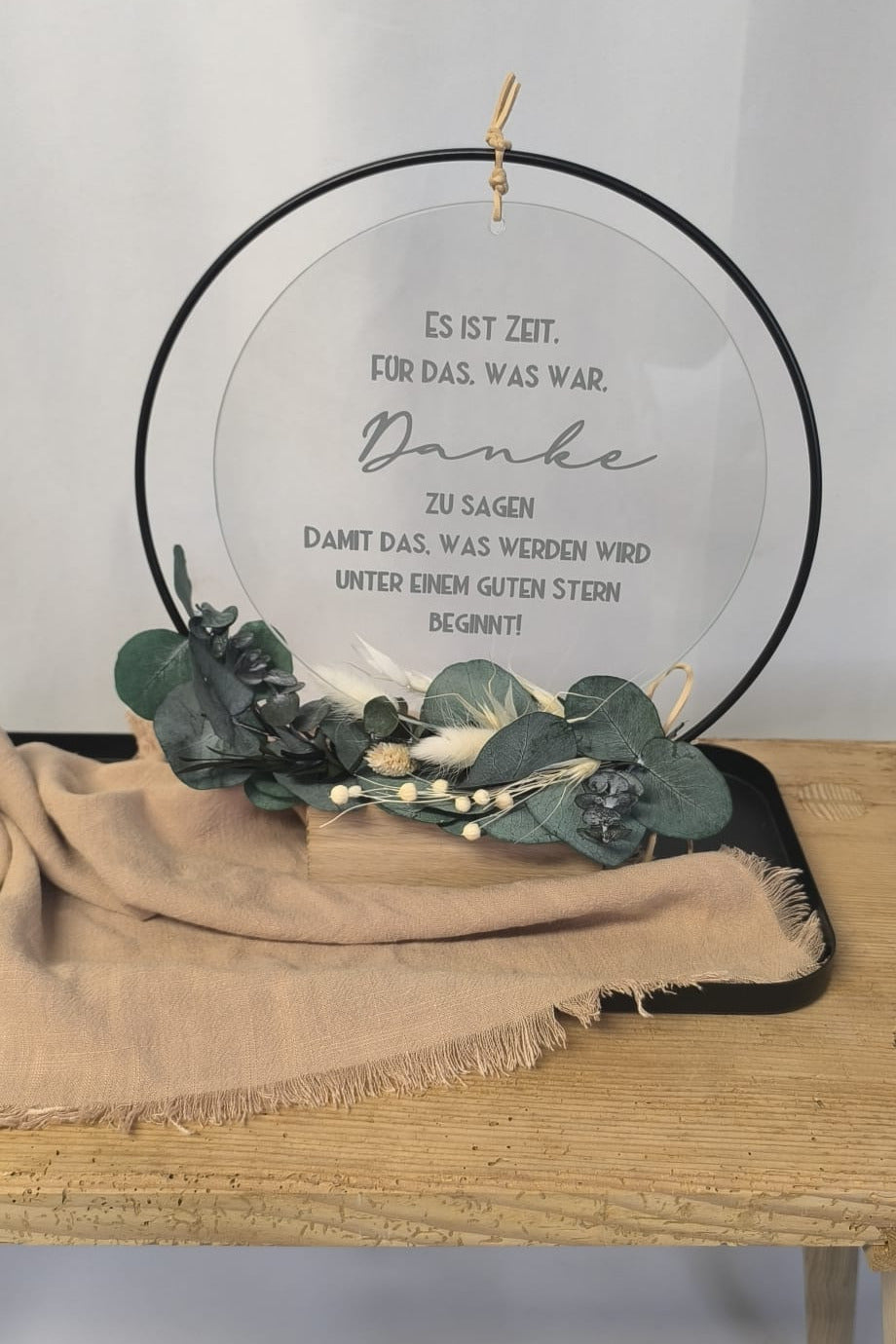 Glasscheibe - Es ist Zeit für das was war Danke zu sagen