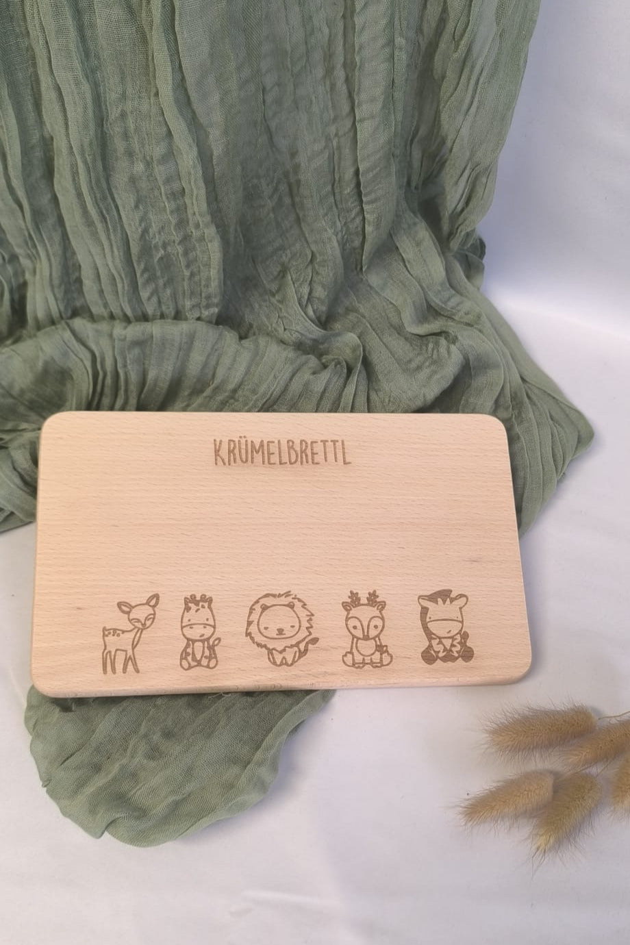 Holzbrett Brotzeitbrett klein - Krümelbrettl - Tiere