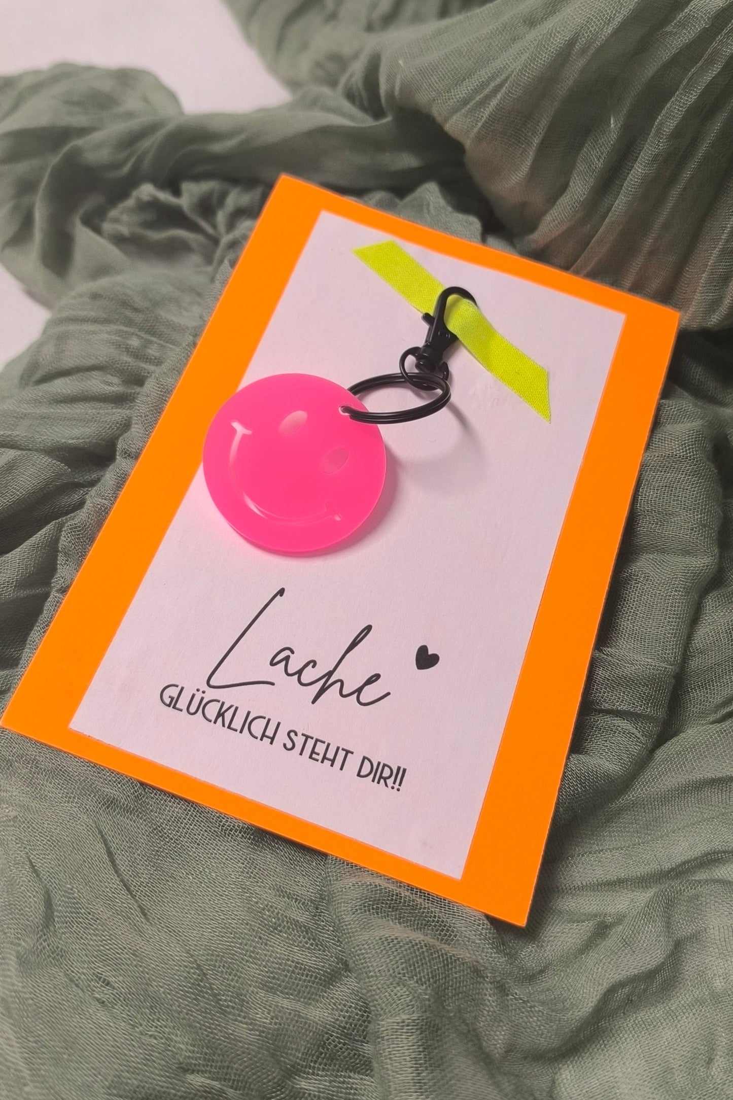 Schlüsselanhänger | Anhänger Smiley