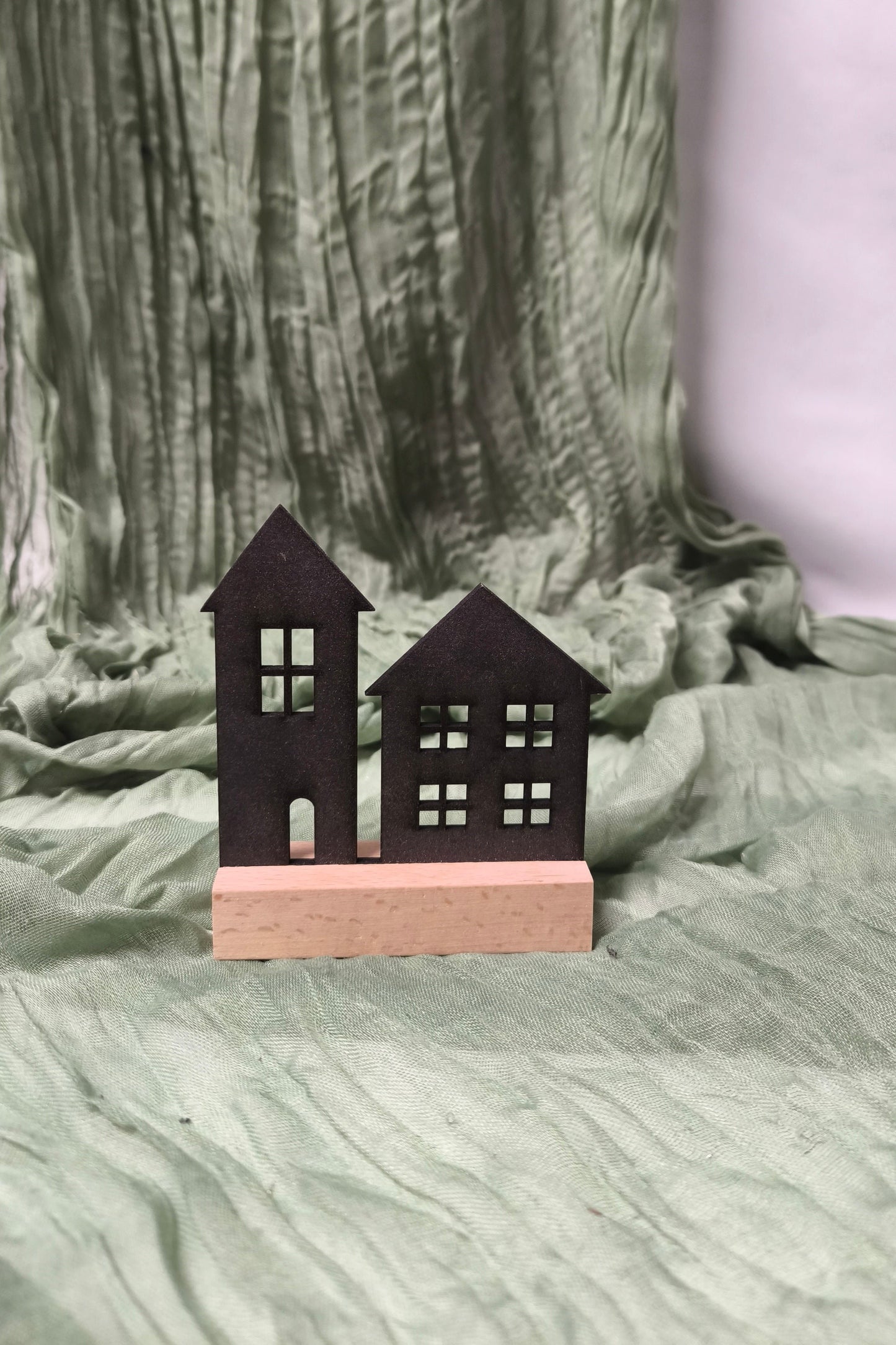 Häuser auf Sockel - Motiv 2