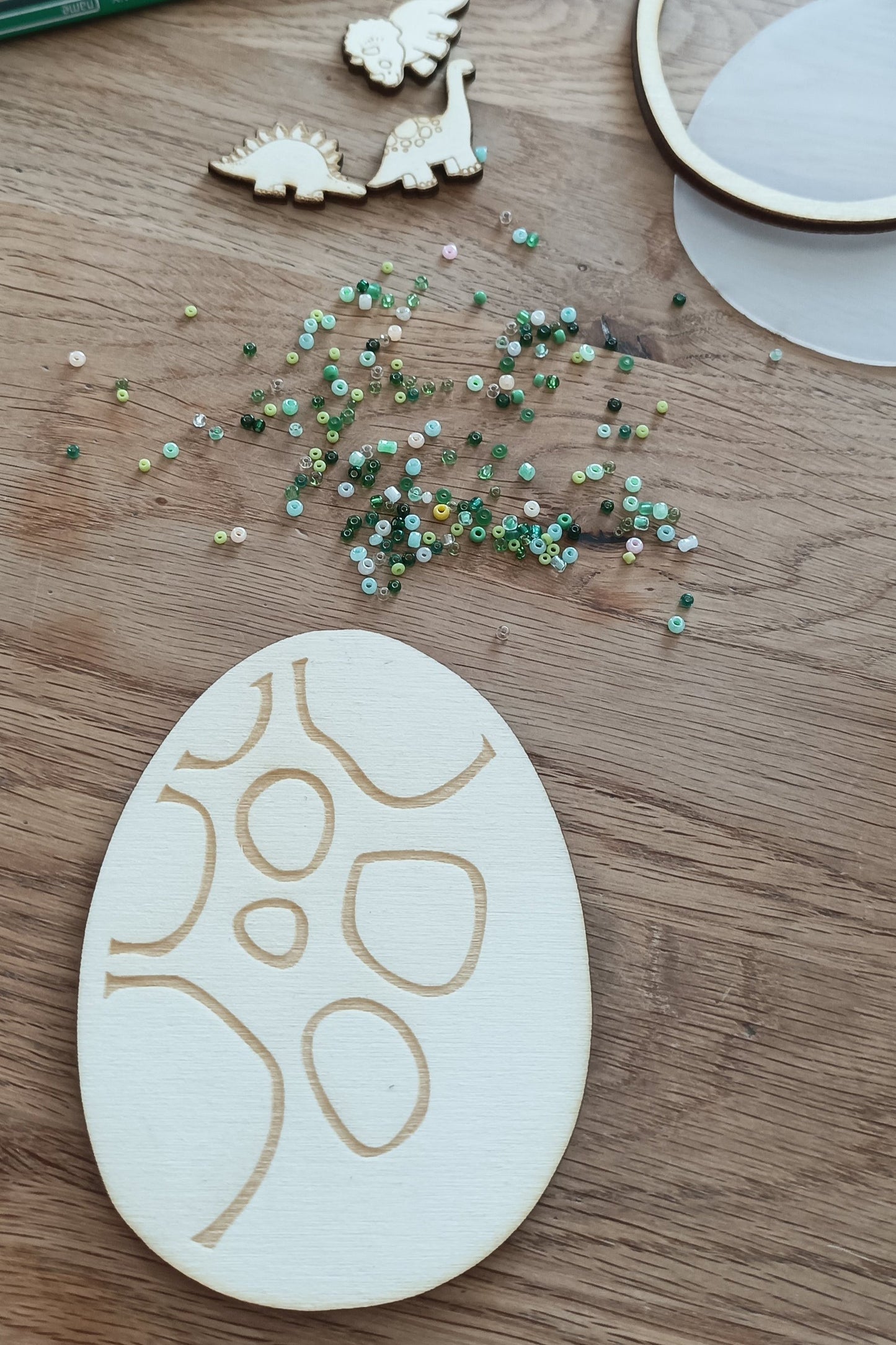 Schüttelbild Bastelset - Dino