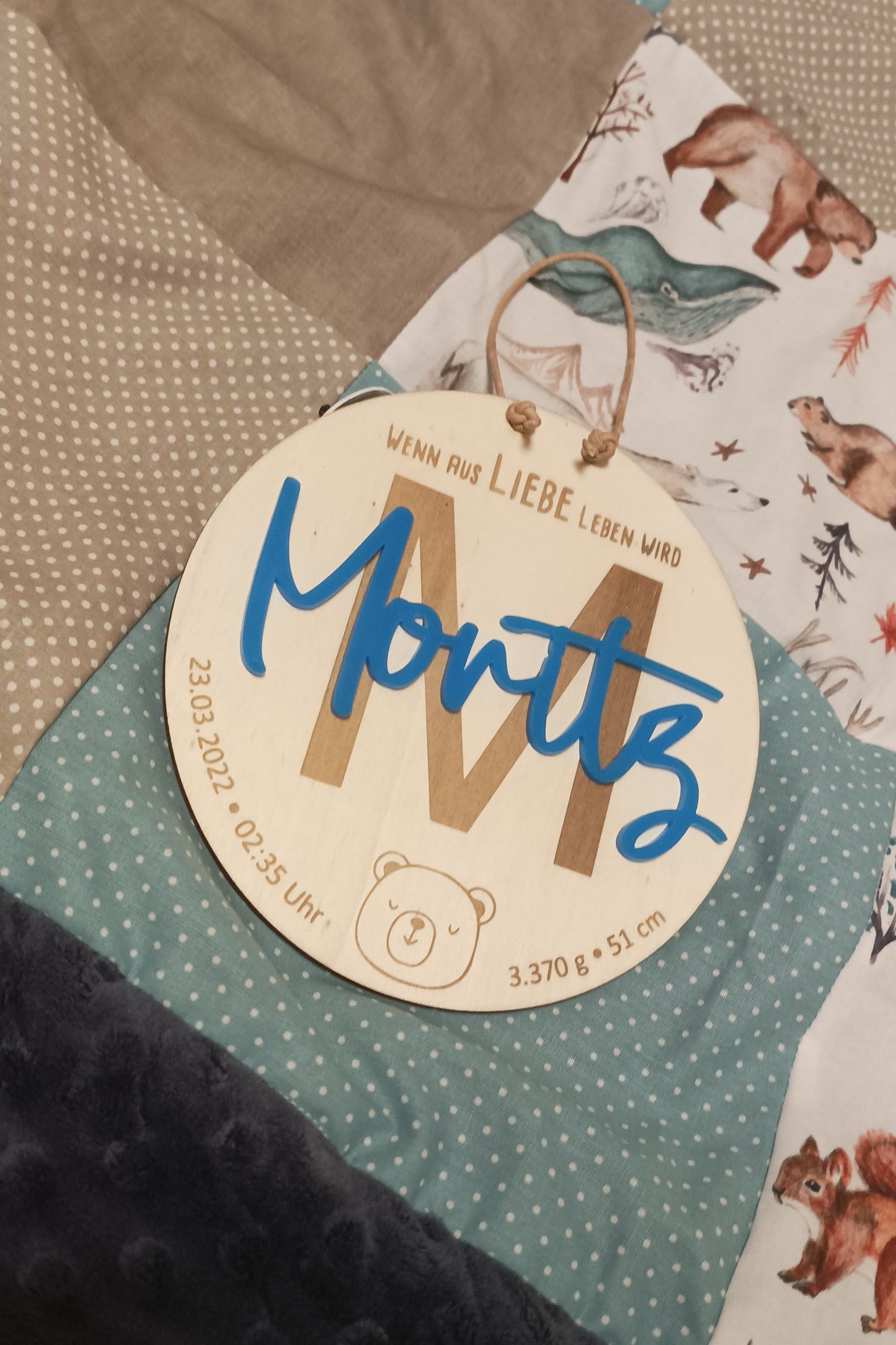 Scheibe 3D Geburt - Wenn aus Liebe Leben wird