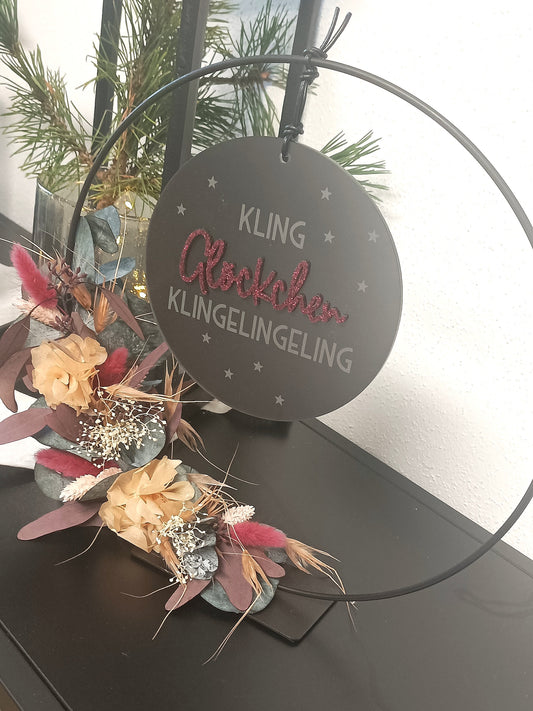 Scheibe 3D - Kling Glöckchen Klingelingling