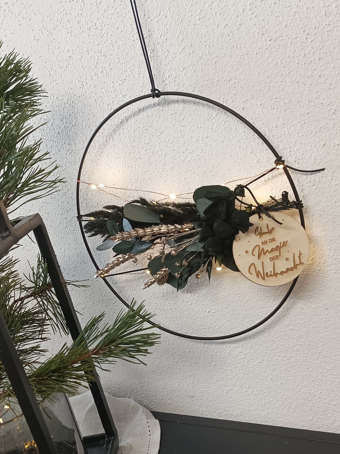 Scheibe - Glaube an die Magie der Weihnacht