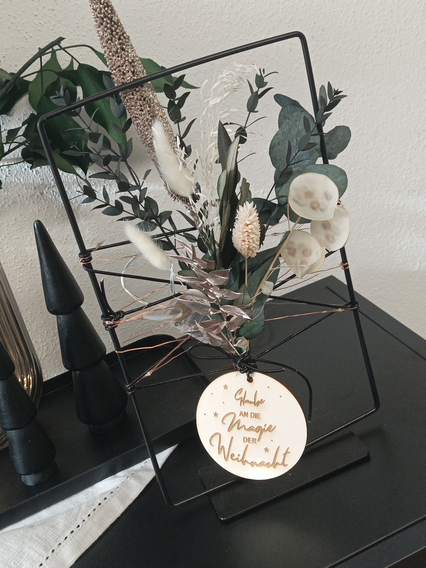 Scheibe - Glaube an die Magie der Weihnacht