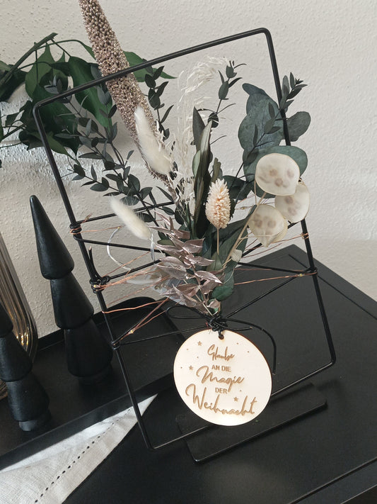 Scheibe - Glaube an die Magie der Weihnacht