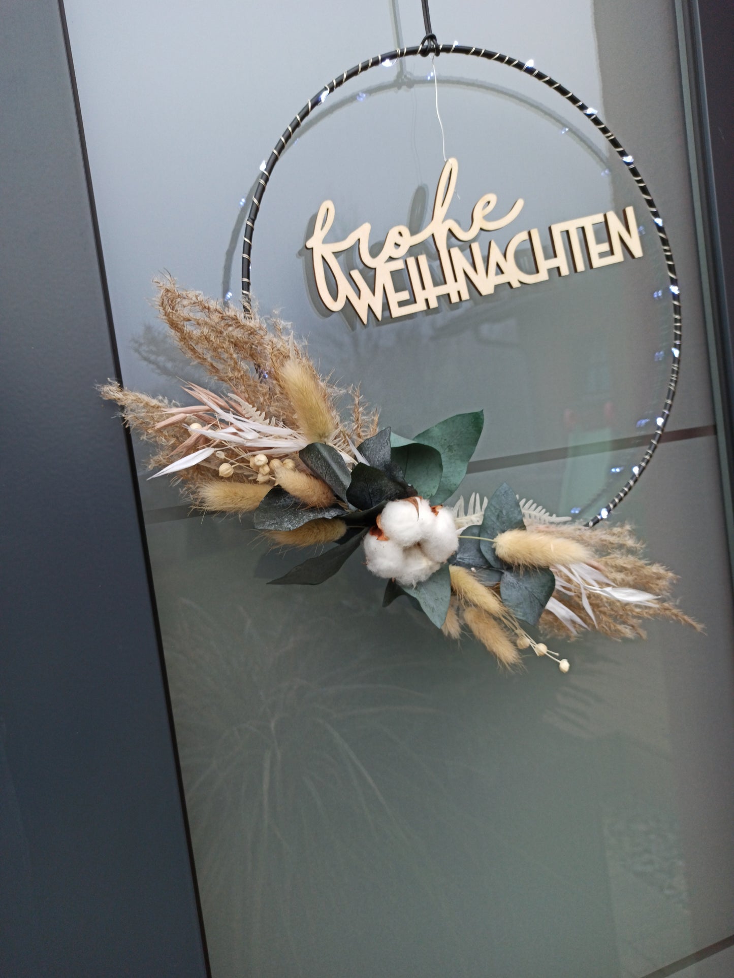 Holzspruch - frohe Weihnachten