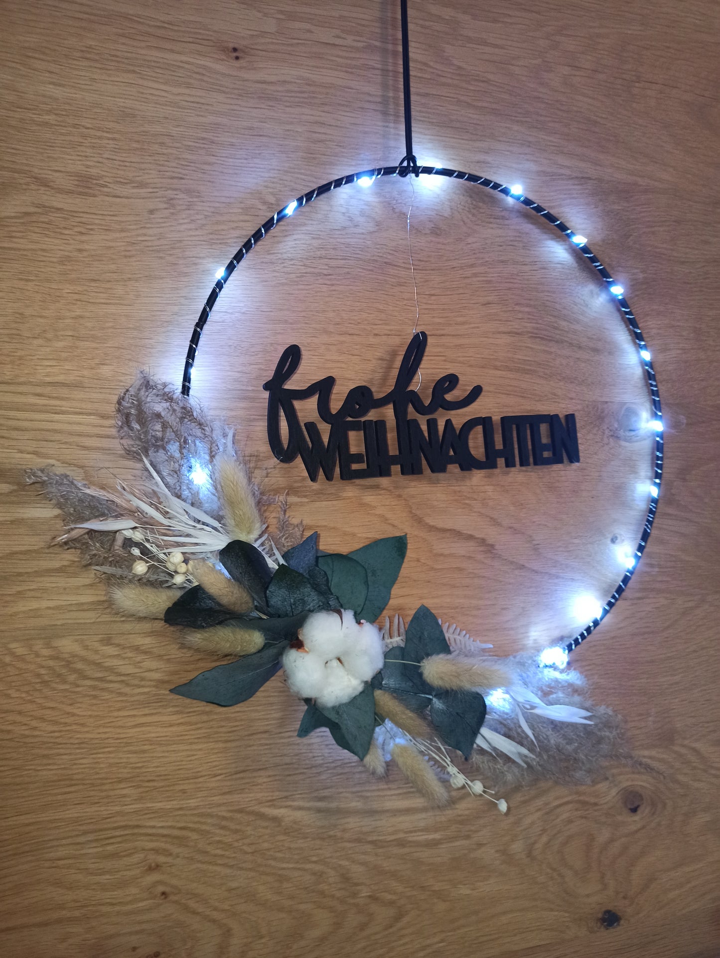 Holzspruch - frohe Weihnachten