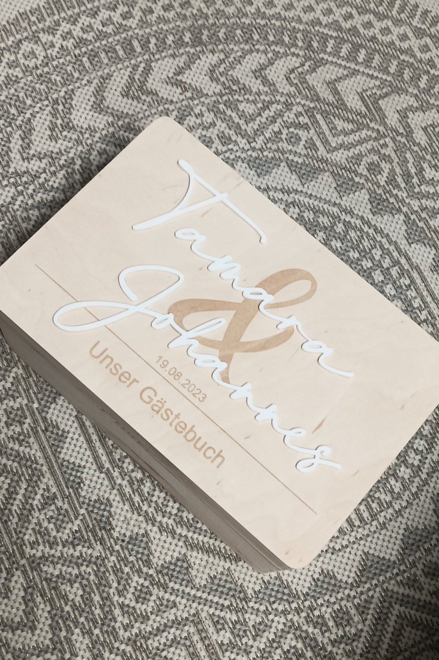 Erinnerungskiste - Hochzeit - Unser Gästebuch