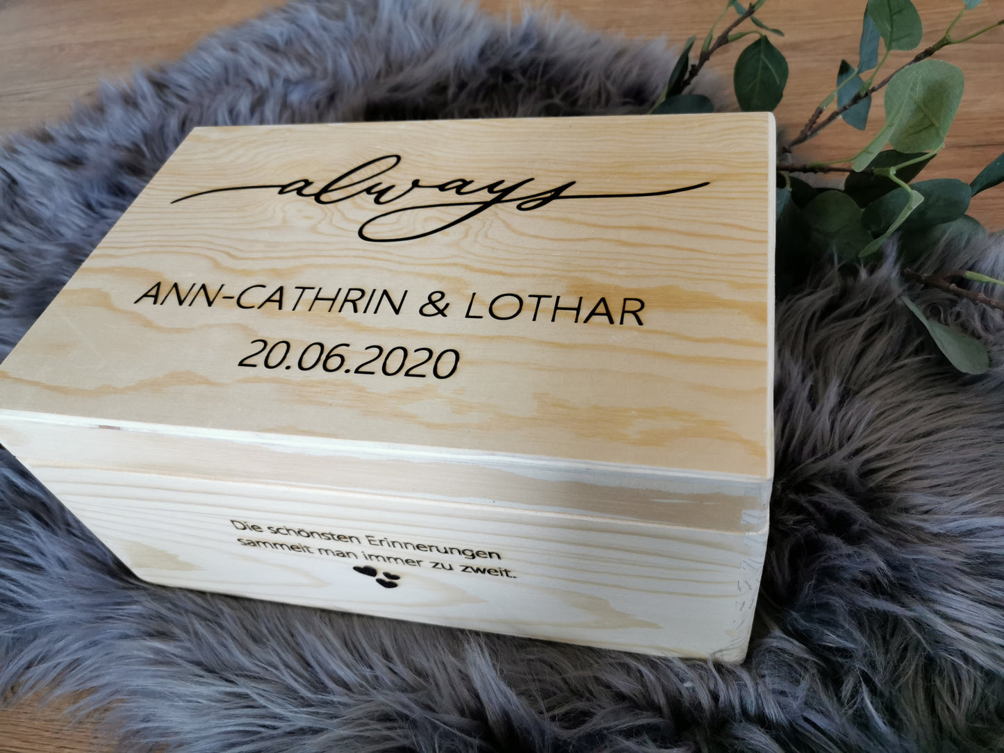 Erinnerungskiste - Hochzeit - Always