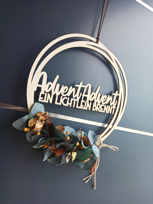 Floralhoop Türkranz - Advent Advent