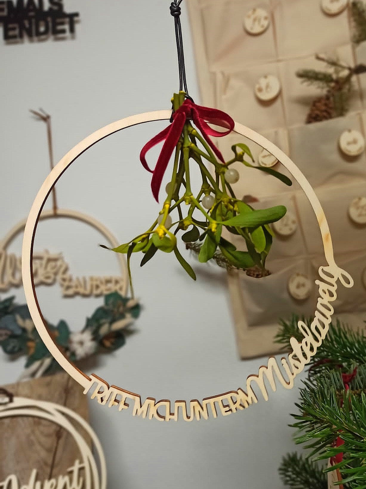 Floralhoop Türkranz - Triff mich unterm Mistelzweig