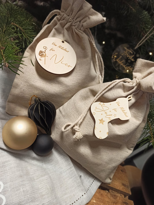 Anhänger Nikolaussackerl - Scheibe