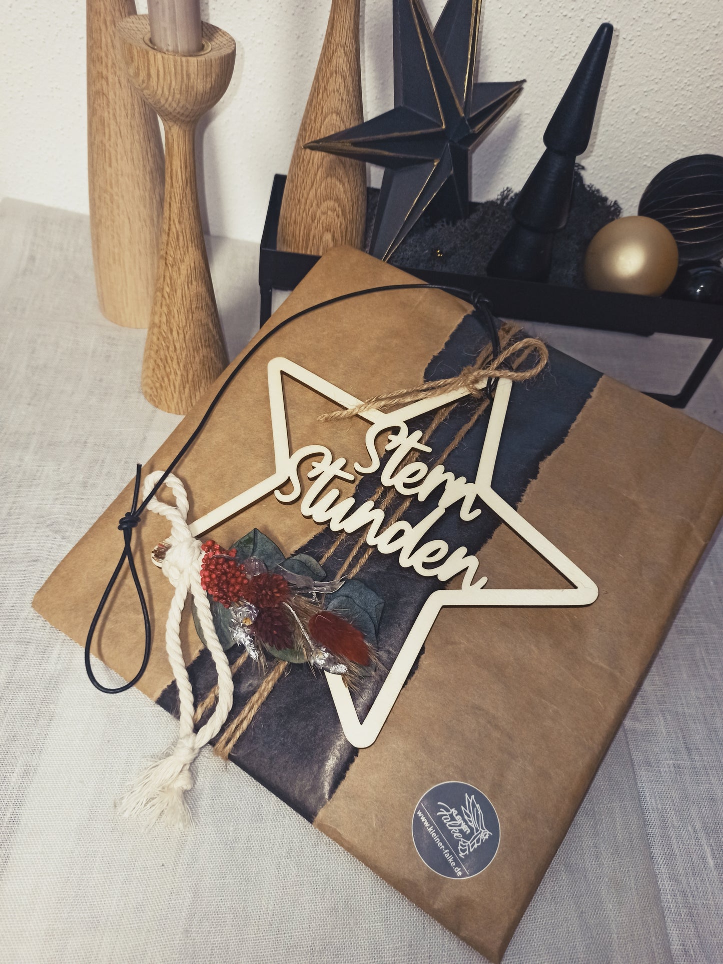 Floralhoop Türkranz - Weihnachtsstern Sternstunden