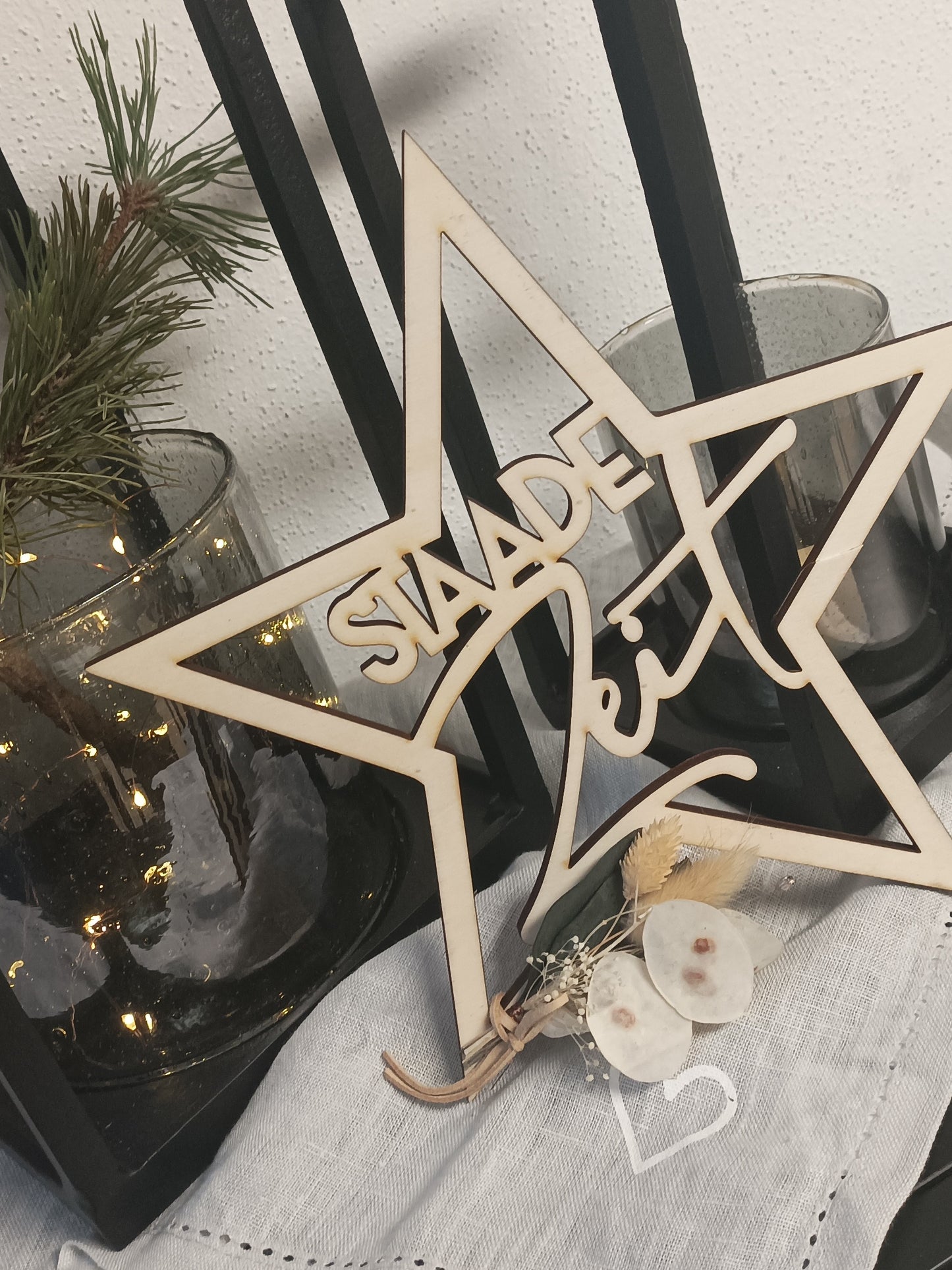 Floralhoop Türkranz - Weihnachtsstern Staade Zeit