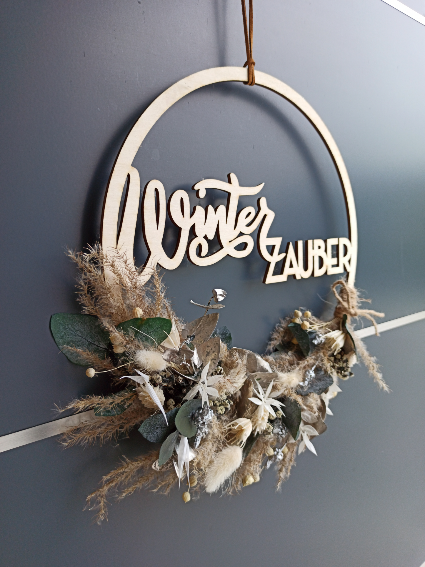 Floralhoop Türkranz - Winterzauber