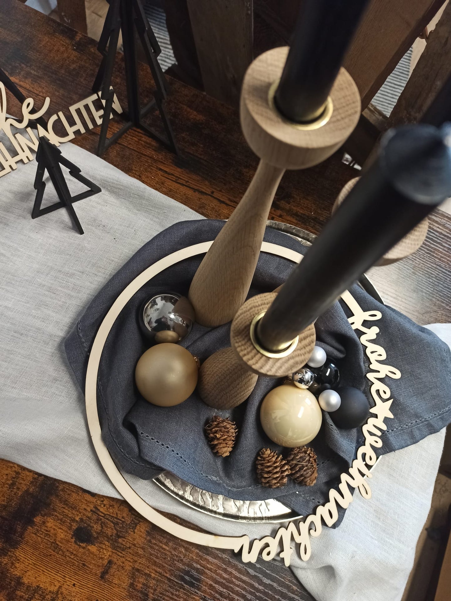 Floralhoop Türkranz - frohe Weihnachten