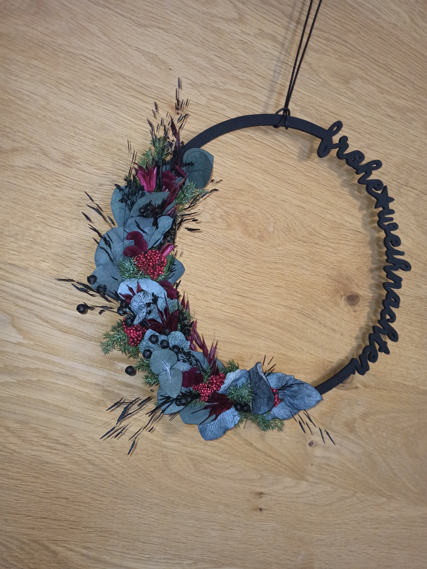 Floralhoop Türkranz - frohe Weihnachten