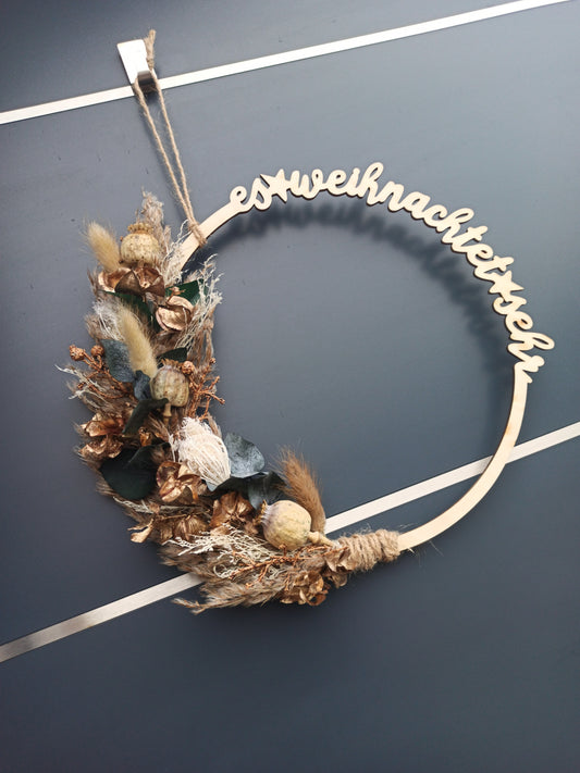 Floralhoop Türkranz - es weihnachtet sehr