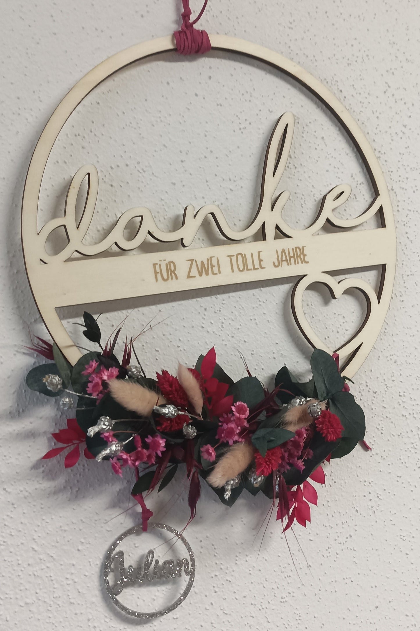 Floralhoop Türkranz - danke