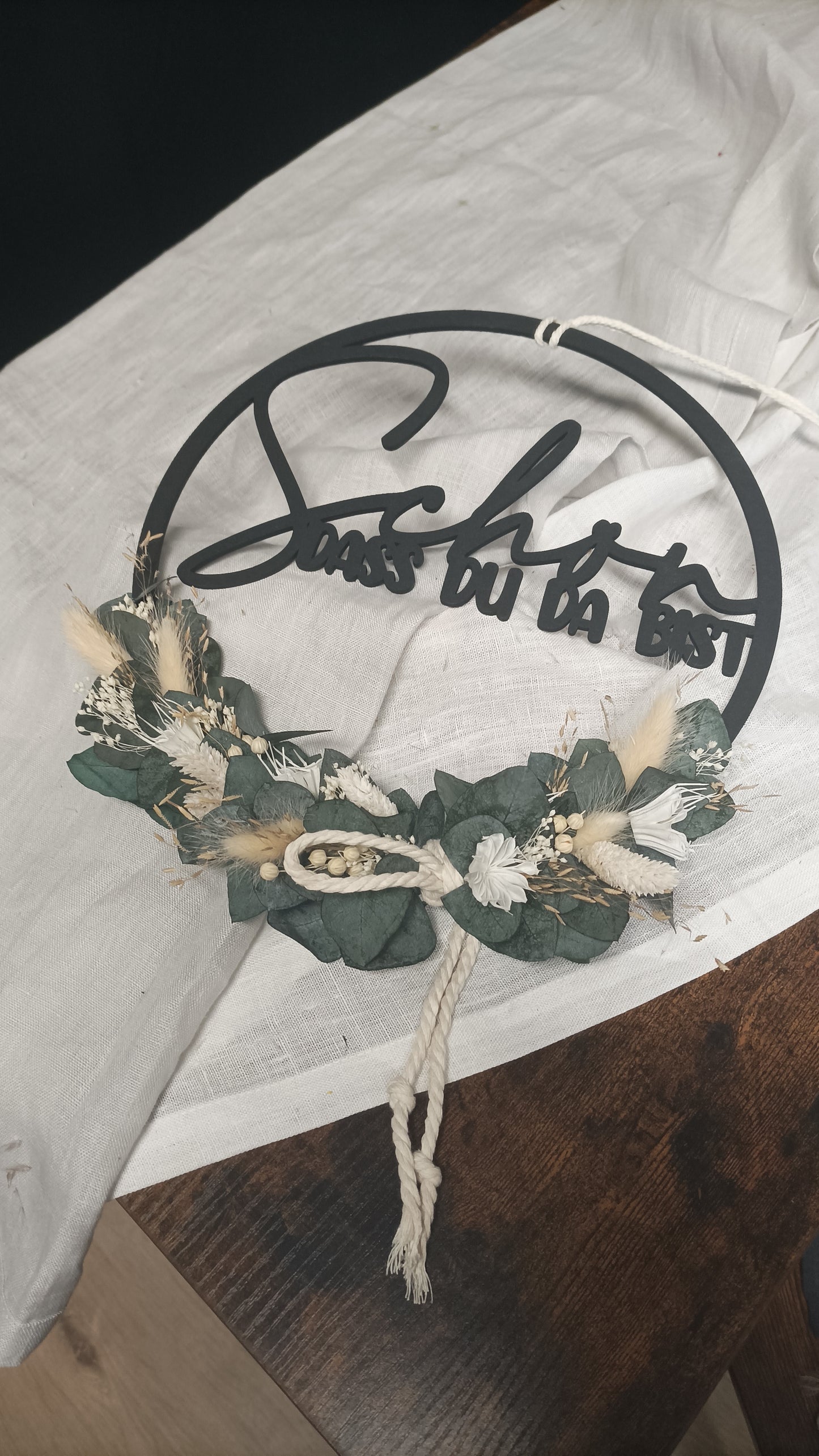 Floralhoop Türkranz - Schön dass es dich gibt