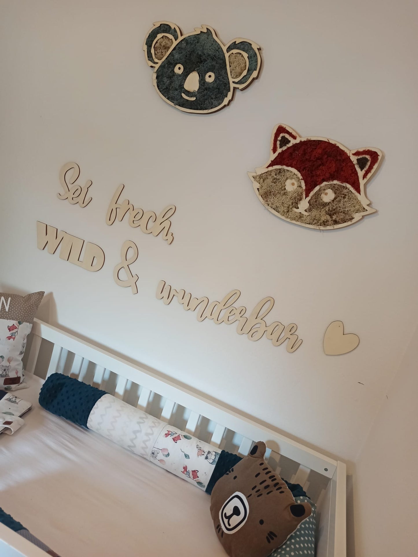 Holzspruch - sei frech wild und wunderbar 2