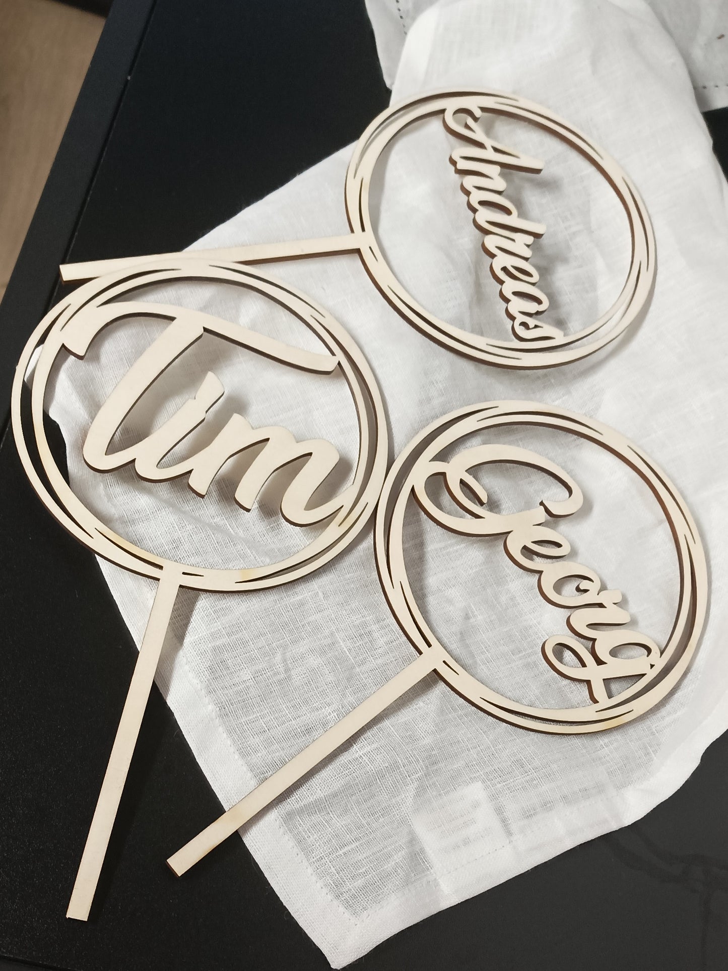 Caketopper - Kreise personalisiert