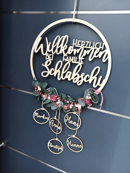 Floralhoop Türkranz - Herzlich Willkommen bei...