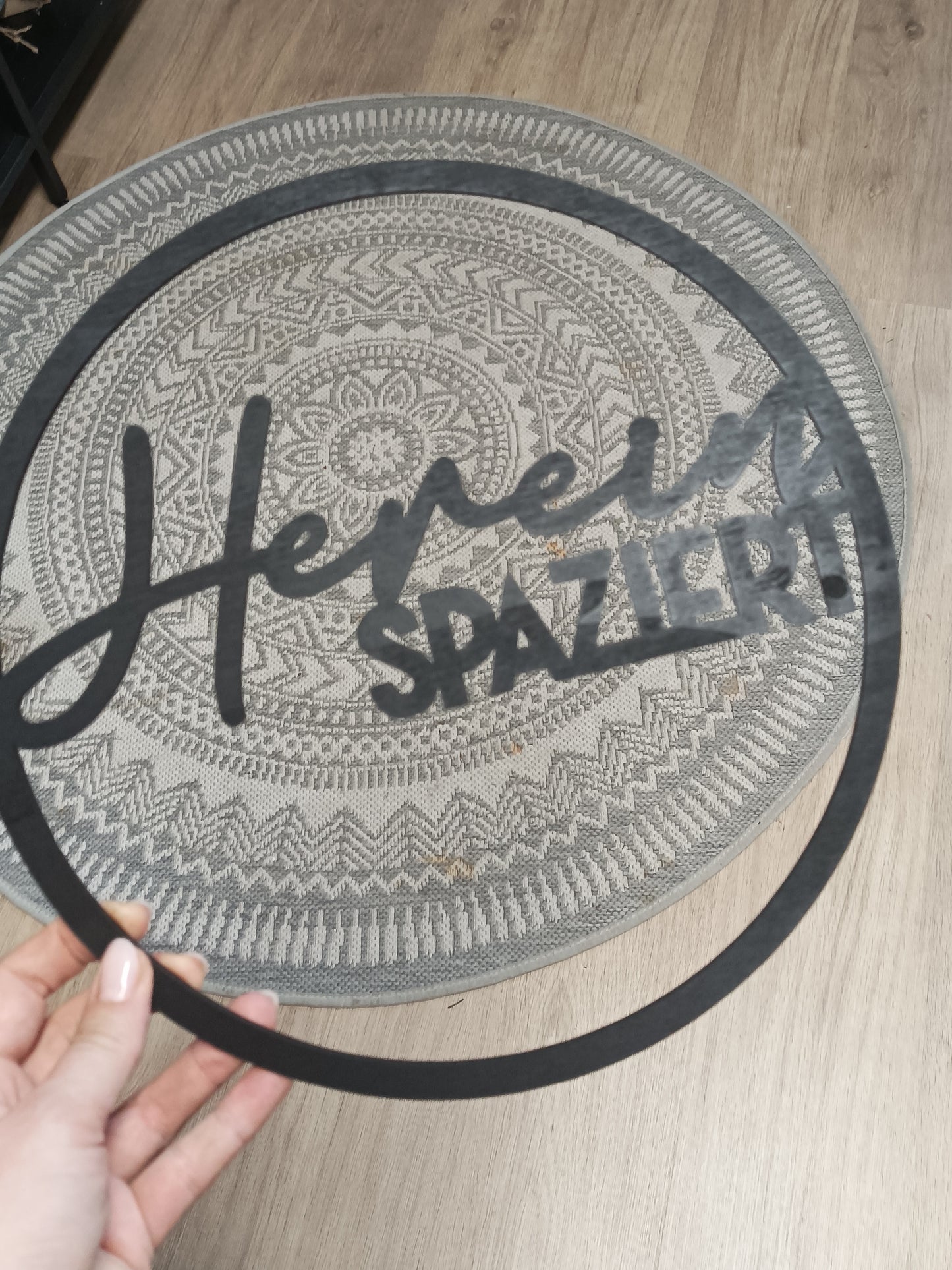 Floralhoop Türkranz - Hereinspaziert - innen