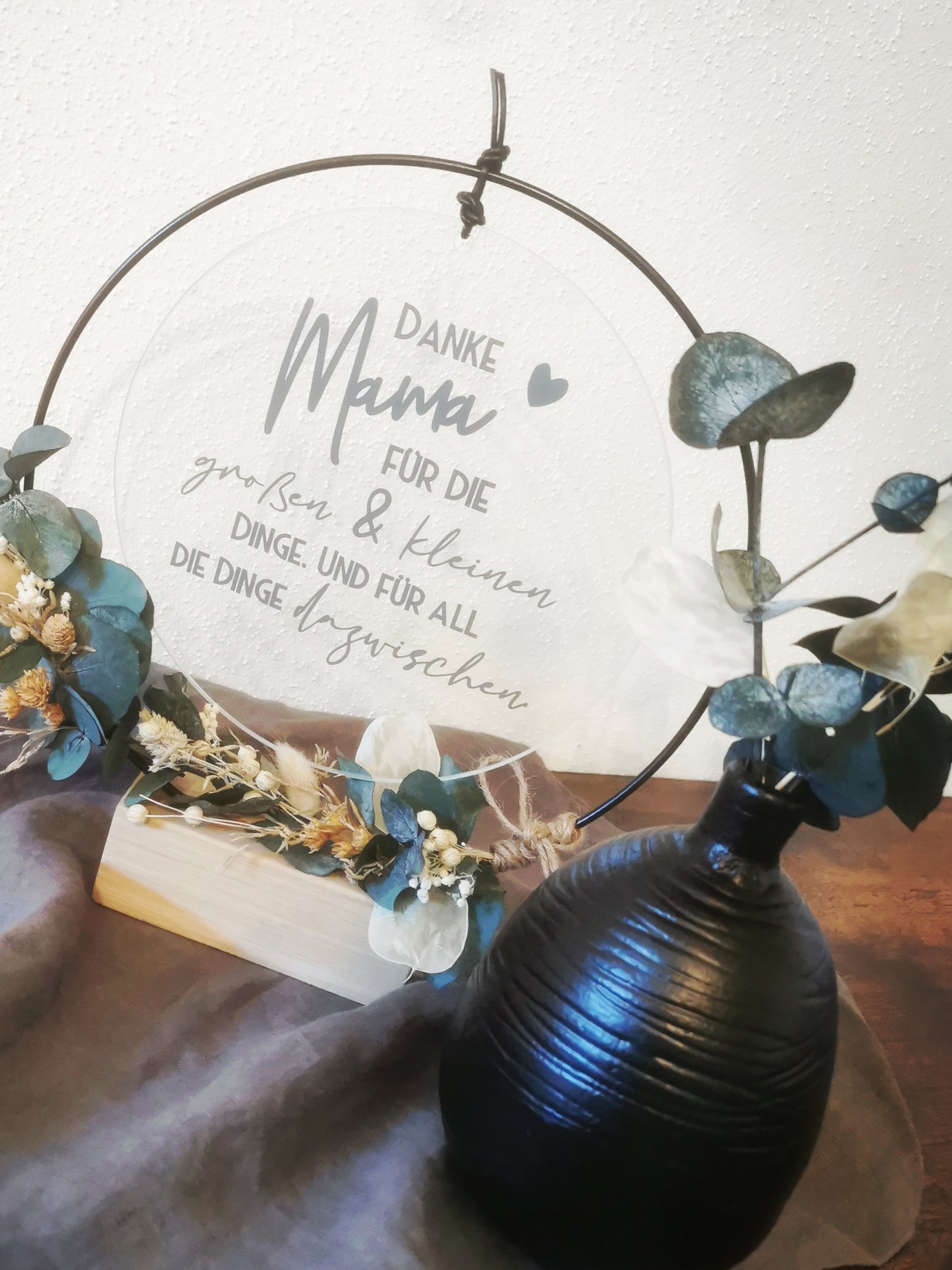 Glasscheibe - Danke Mama für die großen und kleinen Dinge