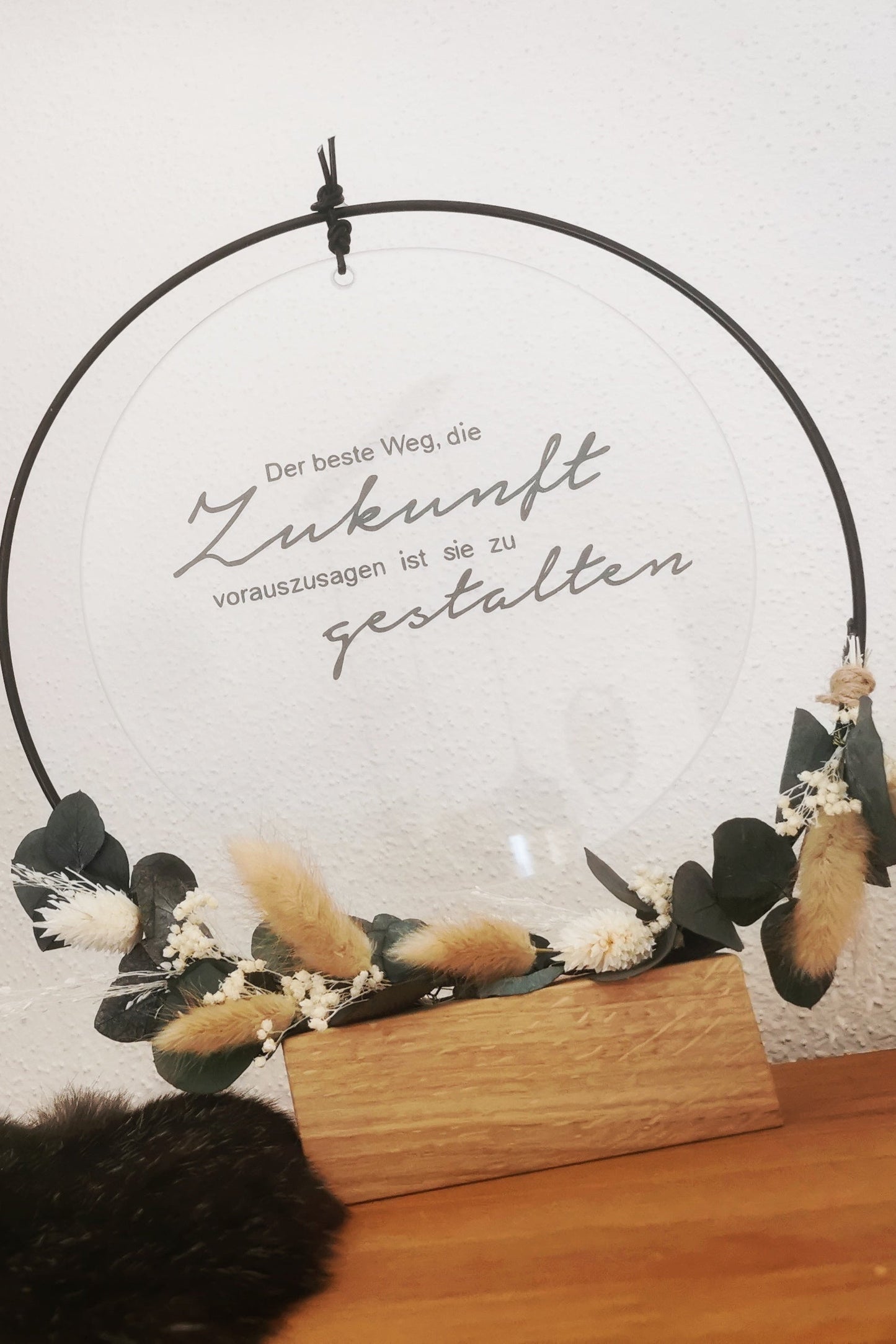 Glasscheibe - Der beste Weg die Zukunft vorauszusagen ist sie zu gestalten