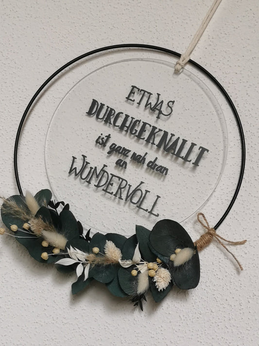 Glasscheibe - Etwas durchgeknallt ist ganz nah dran an wundervoll