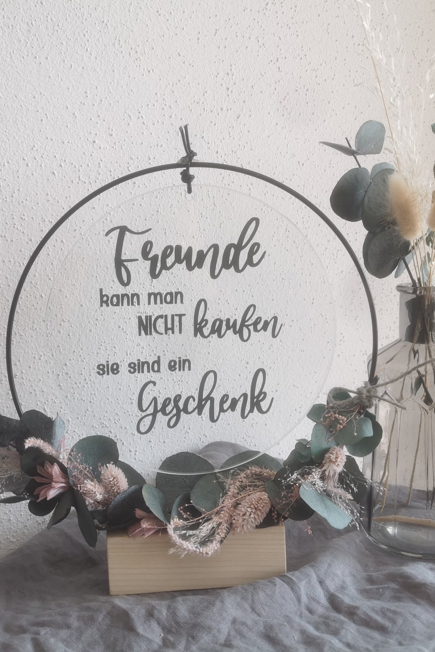 Glasscheibe - Freunde kann man nicht kaufen sie sind ein Geschenk