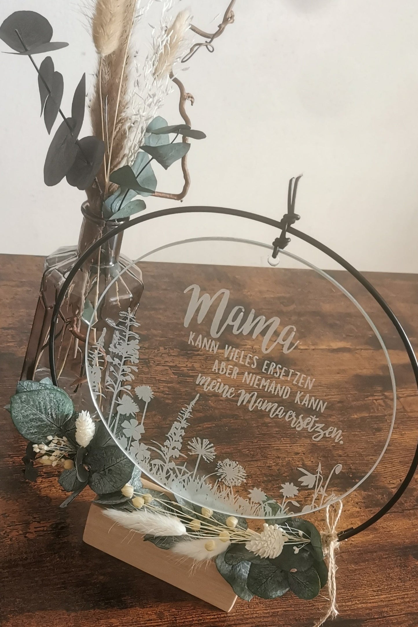 Glasscheibe - Mama kann vieles ersetzen aber nichts kann eine Mama ersetzen