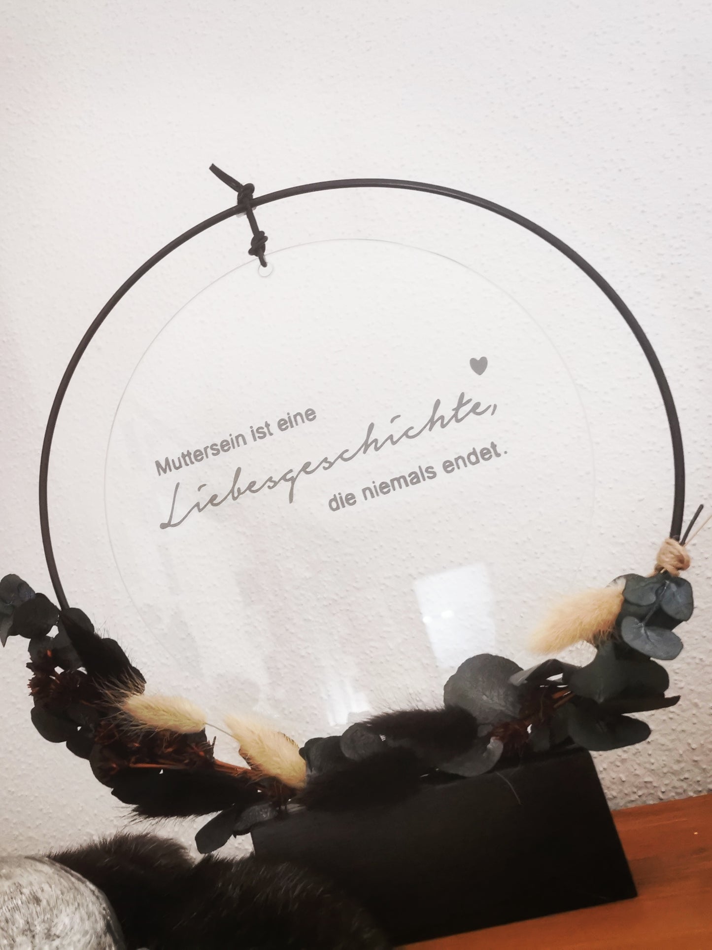 Glasscheibe - Muttersein ist eine Liebesgeschichte die niemals endet