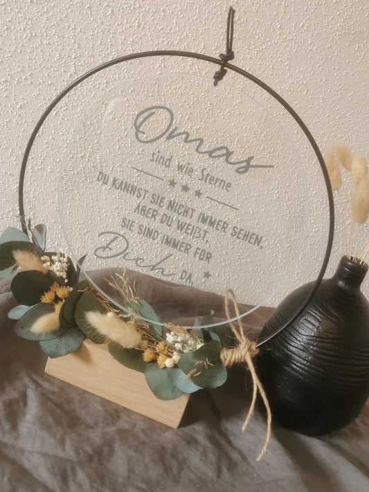 Glasscheibe - Omas sind wie Sterne