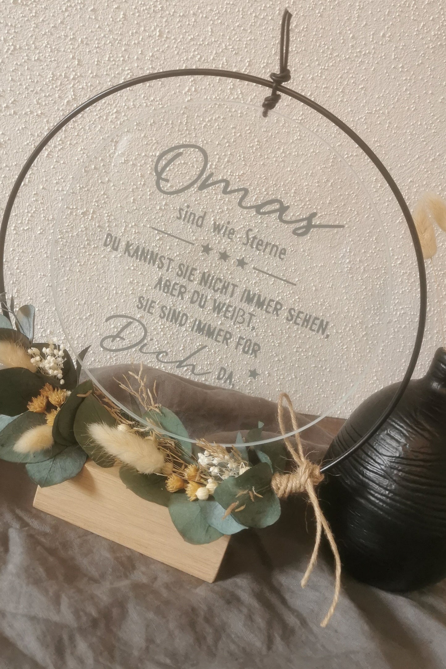 Glasscheibe - Omas sind wie Sterne