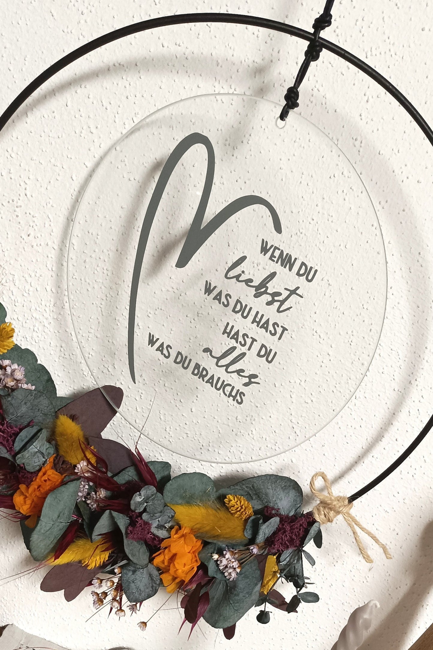 Glasscheibe - Wenn du liebst was du hast hast du alles was du brauchst