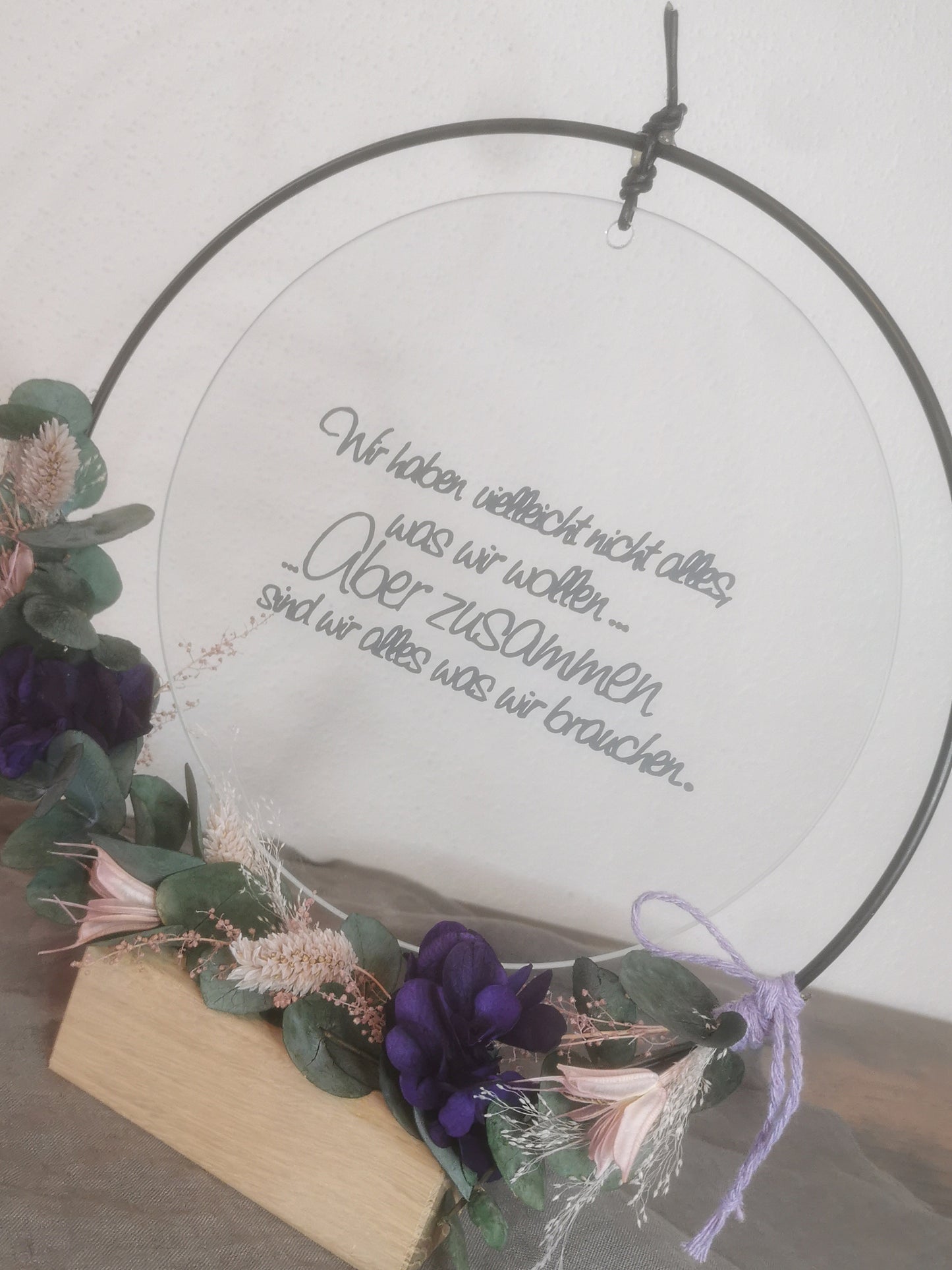 Glasscheibe - Wir haben vielleicht nicht alles was wir wollen