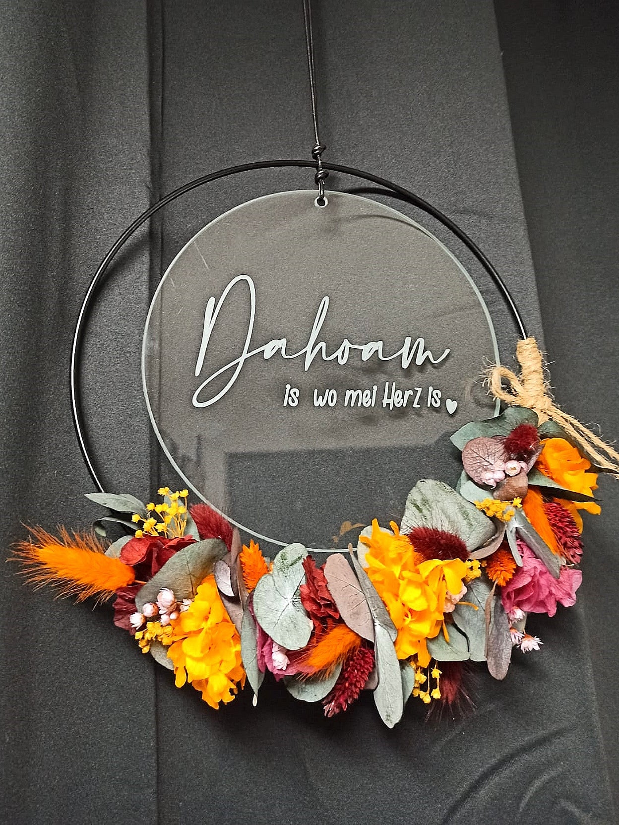 Glasscheibe - Dahoam is wo mei Herz is