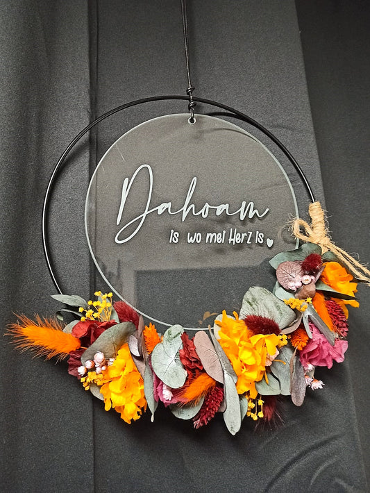 Glasscheibe - Dahoam is wo mei Herz is