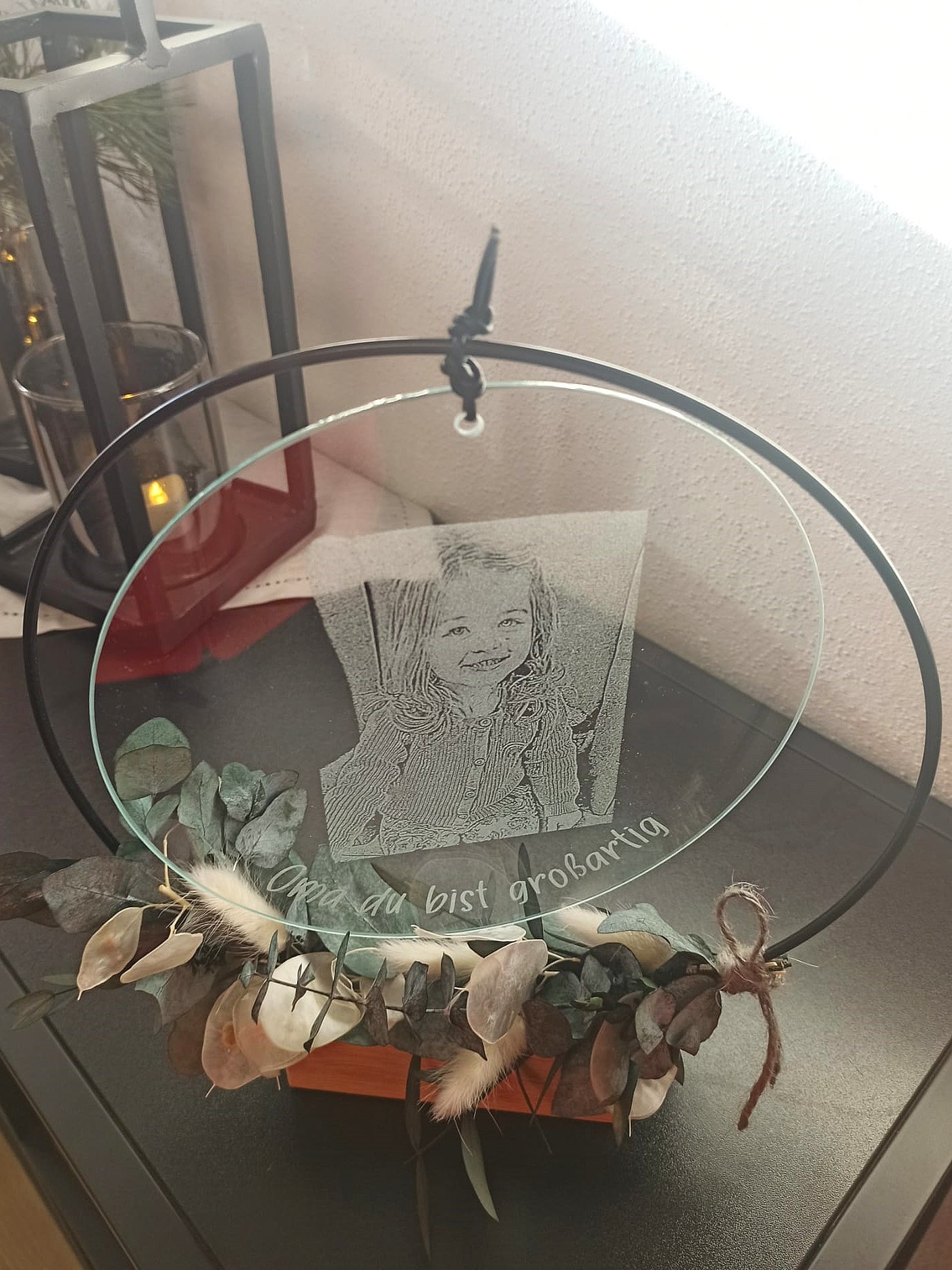 Glasscheibe - Fotogravur