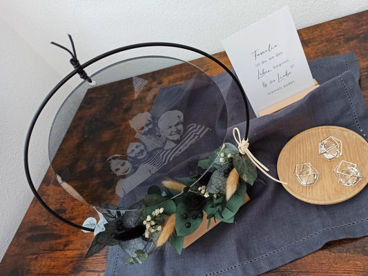 Glasscheibe - Fotogravur